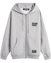Neighborhood - Classic Logo Zip Hoodie - Lyst