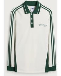 adidas - Long Sleeved Polo Shirt - Lyst