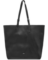 A.P.C. - Nino Leather Tote - Lyst