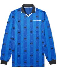 Alexander Wang Long Sleeve Soccer Jersey - Blue