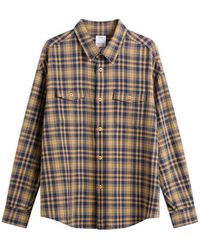 Visvim - Lumber Check Long Sleeve Shirt - Lyst