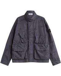 Stone Island - Faded Camo Ripstop-Tc Field Jacket - Lyst