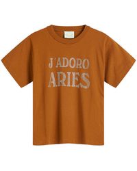 Aries - Aries Baby Fit Diamante Logo T-Shirt - Lyst