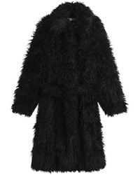 Acne Studios - Oflama Long Messy Faux Fur Coat - Lyst