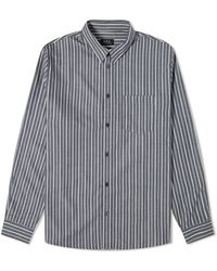 A.P.C. - Clement Stripe Shirt - Lyst