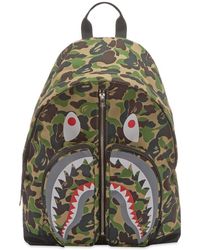 bape shark camouflage backpack