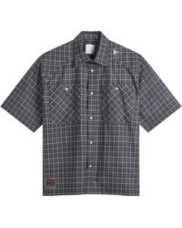 ROA - Aair Floweave Printed Check Short Sleeve Shirt - Lyst