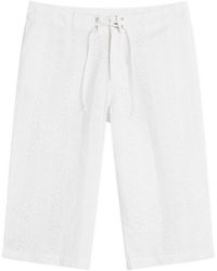 Fruity Booty - Broderie Capri Pants - Lyst