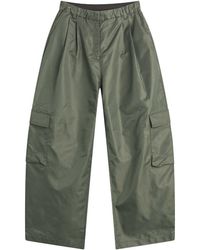 Stel - Tapered Nylon Barrel Leg Trousers - Lyst