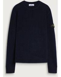 Stone Island - Baby Alpaca Blend Jumper - Lyst
