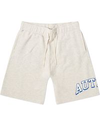 Autry - Embossed Outline Logo Sweat Short - Lyst