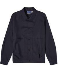 Blue Blue Japan - Japan Sashiko Wool Shirt Jacket - Lyst