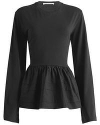 Cecilie Bahnsen - Audrey Long Sleeve Top - Lyst