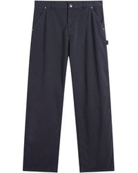 Moncler - Gabardine Cotton Trousers - Lyst