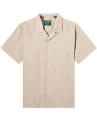 Gitman Vintage - Japanese Ripple Jacquard Camp Shirt - Lyst