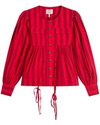 Damson Madder - Charlize Stripe Blouse - Lyst