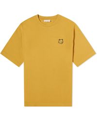 Maison Kitsuné - Tonal Fox Head Patch Oversize T-Shirt - Lyst