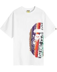 A Bathing Ape - Fans Scarf Side Big Ape Head T-Shirt - Lyst