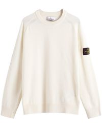 Stone Island - Geelong Wool Crew Neck Jumper - Lyst