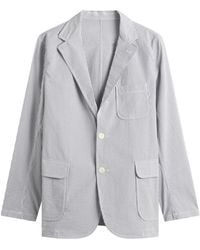 Beams Plus - 3 Button Coolmax Seersucker Blazer - Lyst