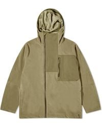 Maharishi - Asym Zipped Hooded Fleece Jacket - Lyst