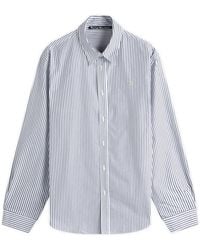 Acne Studios - Sunnie Striped Heavy Poplin Shirt - Lyst