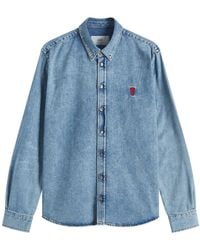 Ami Paris - Adc Denim Shirt - Lyst