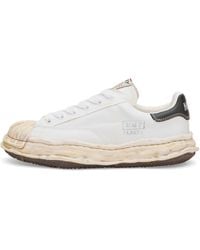 Maison Mihara Yasuhiro - Blakey Torn Film Canvas Low-Top - Lyst