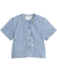 Hosbjerg - Bailey Denim Top - Lyst