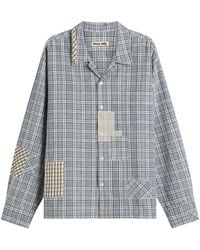 STORY mfg. - Story Mfg Greetings Patchwork Long Sleeve Shirt - Lyst
