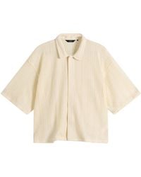 Beams Plus - Mesh Open Collar Shirt - Lyst