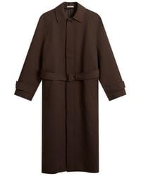 AURALEE - Twisted Double Cloth Coat - Lyst