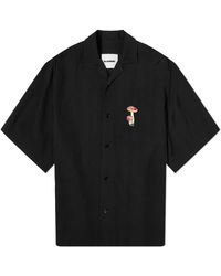 Jil Sander - Jil Sander Plus Short Sleeve Mushroom Vacation Shirt - Lyst