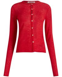AURALEE - Cashmere Knit Cardigan - Lyst