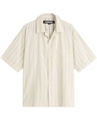 Neighborhood - Dobby Stripe Hawaiian Shirt - Lyst
