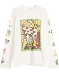 ALÉMAIS - Lucky Pace Patch Long Sleeve T-Shirt - Lyst