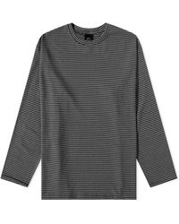 FRIZMWORKS - Long Sleeve Oversized Stripe T-Shirt - Lyst