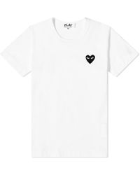 COMME DES GARÇONS PLAY - Basic Logo T-Shirt - Lyst