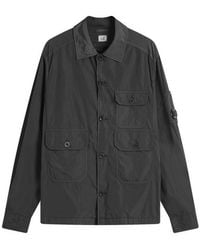 C.P. Company - Chrome-R Full Button Overshirt - Lyst