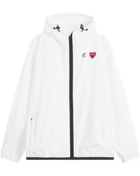 COMME DES GARÇONS PLAY - X K-Way Full Zip Packable Jacket - Lyst