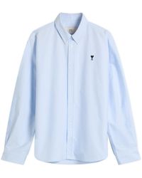 Ami Paris - Cotton Oxford Classic Shirt - Lyst