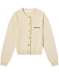 Palm Angels - Classic Logo Fitted Cardigan - Lyst