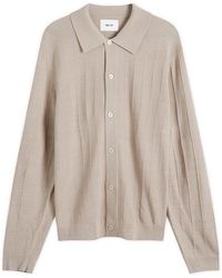 NN07 - Responsible Wool Acrylic Polo Cardigan - Lyst