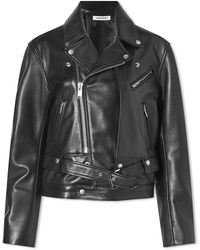 Undercover - Leather Biker Jacket - Lyst