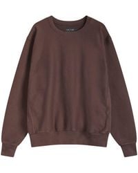 Les Tien - Heavyweight Crop Crew Sweat - Lyst