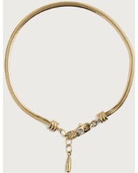 Missoma - Classic Snake Chain Bracelet - Lyst