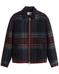 Wax London - Heath Wool Check Jacket - Lyst