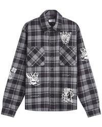 Off-White c/o Virgil Abloh - Check Flannel Shirt - Lyst