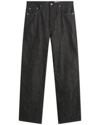 Neighborhood - Straight Leg Rigid Selvedge Denim Jeans - Lyst