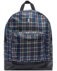 Opening Ceremony Plaid Backpack - Blue